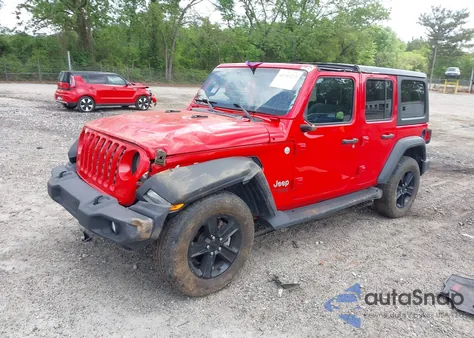 2021 Jeep Wrangler Unlimited Sport S 4X4 from USA, damaged, VIN 1C4HJXDN1MW544637